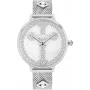 POLICE dámske quartz analog hodinky PL16031MS04MM 36 mm strieborná nerez oceľ mesh