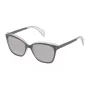 POLICE dámske slnečné okuliare SPL643567DXX - geometrický acetátový rám s UV400 ochranou