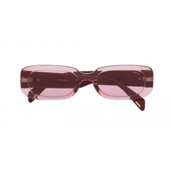 POLICE dámske slnečné okuliare SPLA17530776 Havana acetát hnedé sklá 53 mm