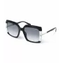 POLICE dámske slnečné okuliare SPLG23M570700 geometrický čierny acetátový rám sivé polykarbonátové šošovky 57mm