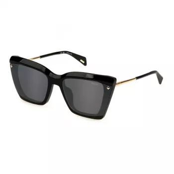 POLICE dámske slnečné okuliare SPLL95-610700 - acetátový rám, polykarbonátové sklá, UV400 ochrana, šírka skla 61 mm