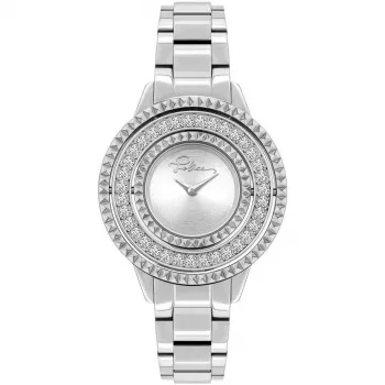 POLICE dámske hodinky PL16037BS-04M 34mm nerezová oceľ strieborná