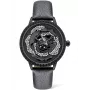 Police dámske hodinky PL16073BSB-02 34 mm quartz analógové oceľ koža čierna