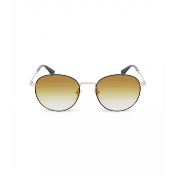POLICE dámske SPLD94-53301G hranaté havana acetátové slnečné okuliare s hnedými polykarbonátovými sklami UV400