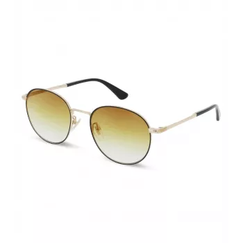 POLICE dámske SPLD94-53301G hranaté havana acetátové slnečné okuliare s hnedými polykarbonátovými sklami UV400