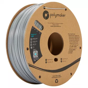 Polymaker ABS filament 1,75mm, sivá, 1kg