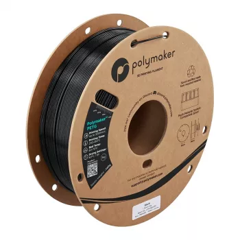 Polymaker PETG filament pre 3D tlačiarne, 1,75 mm, 1 kg, čierna