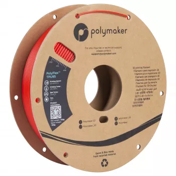 Polymaker TPU-95A filament pre 3D tlačiarne, 1,75 mm, 0,75 kg, červený (PD01003)