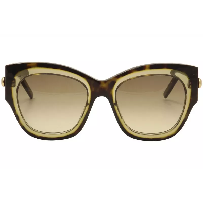 POMELLATO dámske slnečné okuliare PM0008S-001 - čierny acetátový rám, sivé sklá, 52 mm