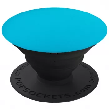 PopSockets PopGrip hliníkový modrý držiak a stojan na mobil