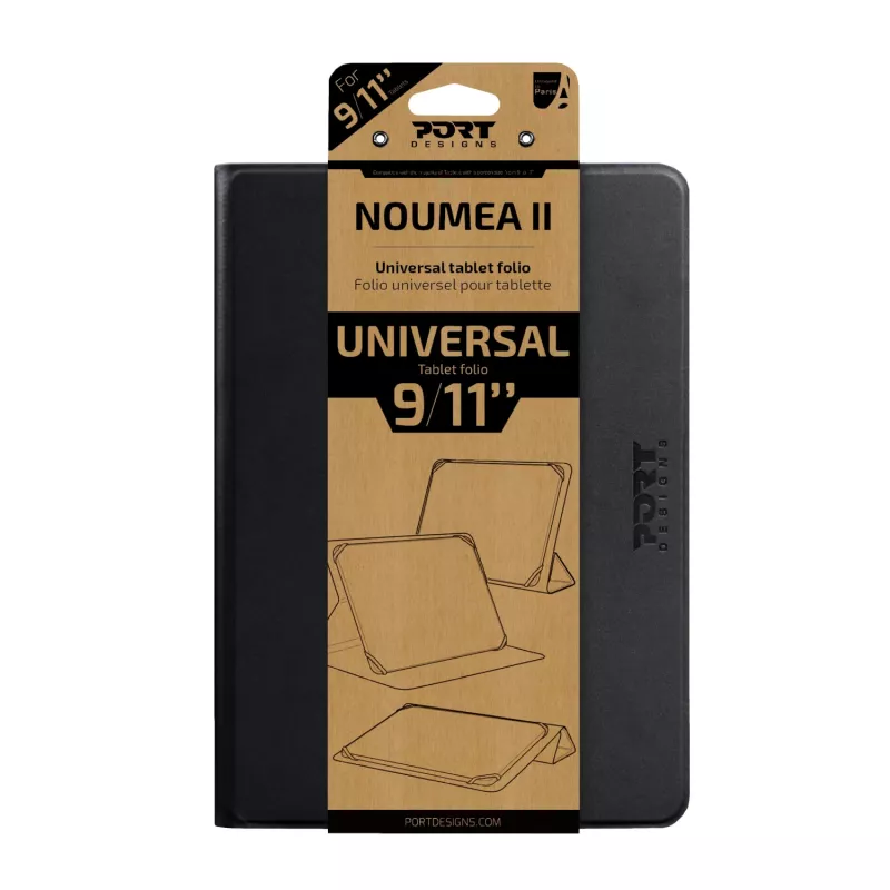 Port Designs Noumea II Universal 9/11 tablet folio – čierna