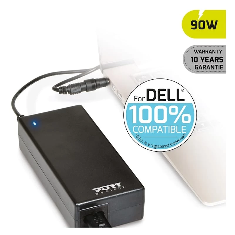 PORT DESIGNS Port Connect 90W notebook adaptér Dell - čierny