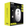 Port Designs Port Connect Silent 1600DPI 3-tlačidlový bezdrôtová myš - biela