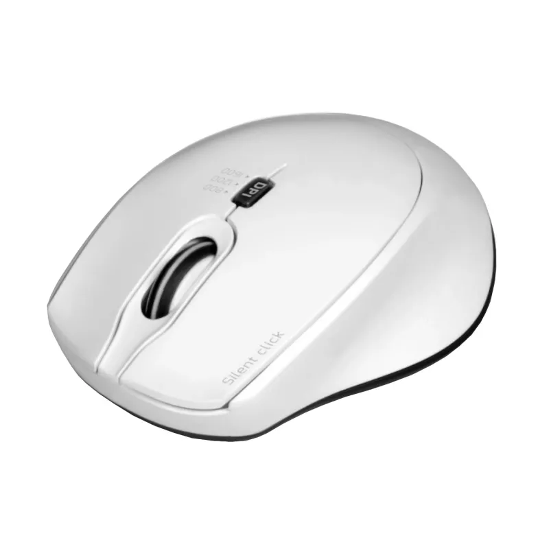Port Designs Port Connect Silent 1600DPI 3-tlačidlový bezdrôtová myš - biela
