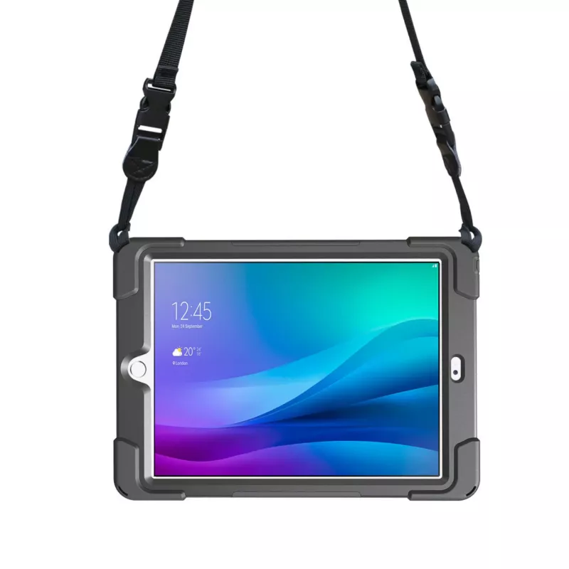 Port Designs Pro Shock 360 odolné ochranné puzdro a otočné folio pre Samsung Galaxy Tab A9+ - čierne
