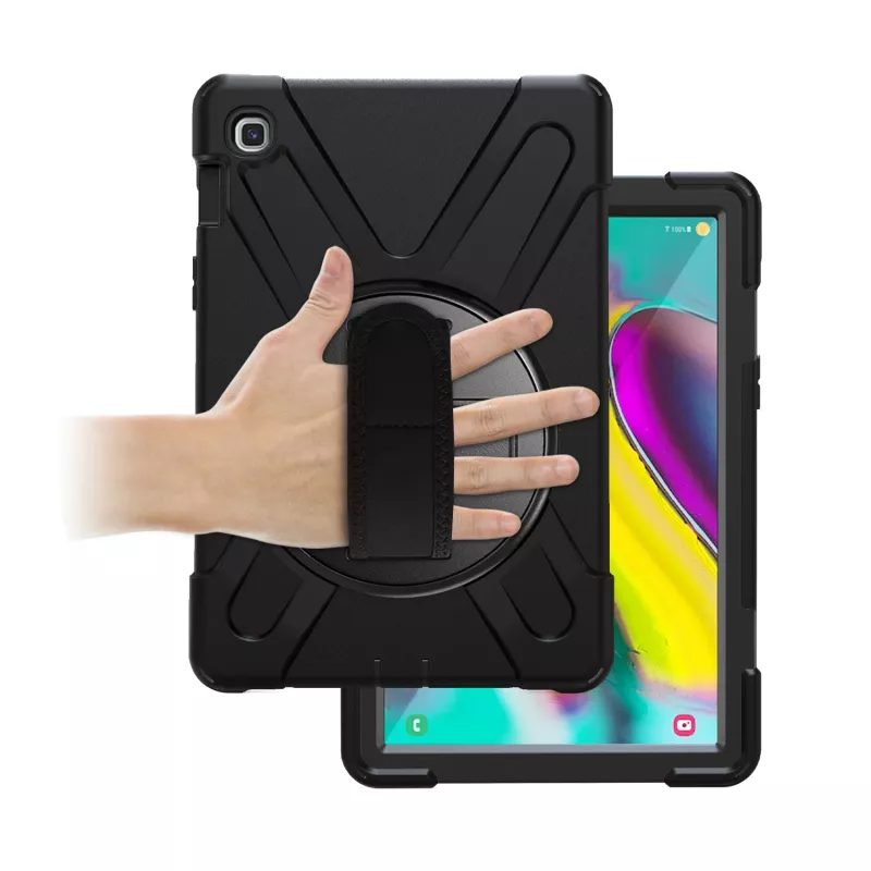 Port Designs Pro Shock 360 odolné ochranné puzdro a otočné folio pre Samsung Galaxy Tab A9+ - čierne