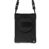 Port Designs Pro Shock 360 odolné ochranné puzdro a otočné folio pre Samsung Galaxy Tab A9+ - čierne