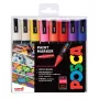 POSCA PC-5M sada fixiek s guľatým hrotom, rôzne farby, 16 ks