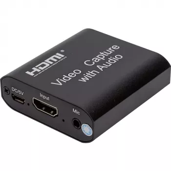 POWER PLANT HDMI video capture karta, 4K 30Hz, USB 3.0, s audio výstupom
