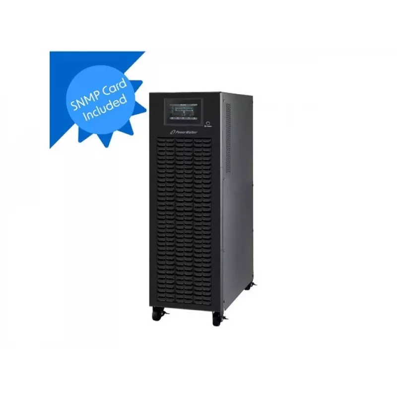POWER WALKER VFI 10000 CPG PF1 3/3 BE ON-LINE 10KVA UPS terminál USB-B RS-232 3/3 fáza LCD SNMP Tower