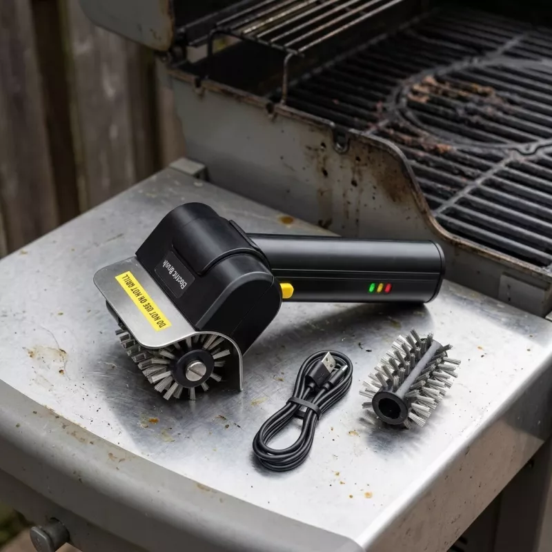 Powerlink by Extralink CleanGrill 360 elektrická kefa na čistenie grilu USB-C