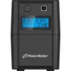 PowerWalker VI 650 SHL IEC line-interactive UPS – 650 VA / 360 W, tower, 2x IEC C13
