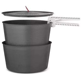 Primus 740320 kempingový set hrncov 2,3 L hliník, čierny