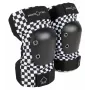 Pro-Tec chrániče lakťov Checker L - čierna/biela šachovnicový vzor, Large, vysoko účinná ochrana pre skateboarding, inline korčuľovanie, BMX, kolobežky