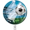 Procos futbalové papierové taniere 23 cm, 8 ks, viacfarebné 93744