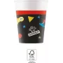 Procos Gaming Party kartónové poháre 200 ml, balenie 8 ks (93771)