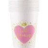 Procos My Little Princess papierové poháre 200ml balenie 8 ks 96477