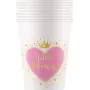 Procos My Little Princess papierové poháre 200ml balenie 8 ks 96477