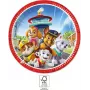 Procos Paw Patrol papierové taniere 8 ks, 23 cm, viacfarebné 95597
