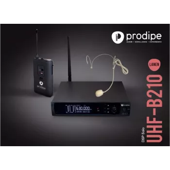 Prodipe B210SOLO DSP UHF Bezdrôtový headset mikrofónový systém (F5, 863-865 MHz)