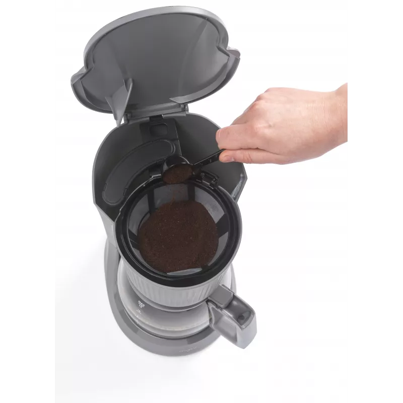 Progress EK6658PVDE Mellow prekvapkávací kávovar, sklenená kanvica 1,5 l, 750 W, sivý