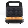 Progress EK6666PVDE 3 in 1 Snack Maker – prístroj na vafle, sendviče a šišky, 900W, čierny