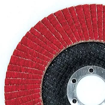 PSG Star Flex T29 SG INOX keramický lamelový brúsny kotúč 125 mm, 22,23 mm otvor, zrno P60, kužeľový typ 29, pre nerez