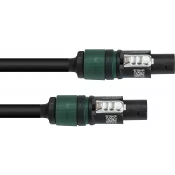 PSSO reproduktorový kábel Speakon 4x2,5 mm² 0,5 m čierny 30227928