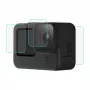 PULUZ PU507 9H pancierové sklo sada na ochranu displeja a objektívu pre GoPro HERO12/11/10 Black – 3-dielna sada (predná, zadná, objektív)