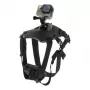 PULUZ hrudný postroj pre psov pre akčné kamery (GoPro, Insta360, DJI Action) - čierny