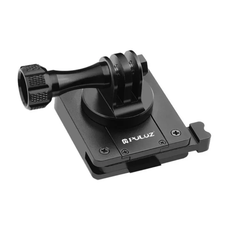 PULUZ držiak na prilbu pre akčné kamery (DJI, GoPro, Insta360) - čierny