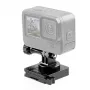 PULUZ držiak na prilbu pre akčné kamery (DJI, GoPro, Insta360) - čierny