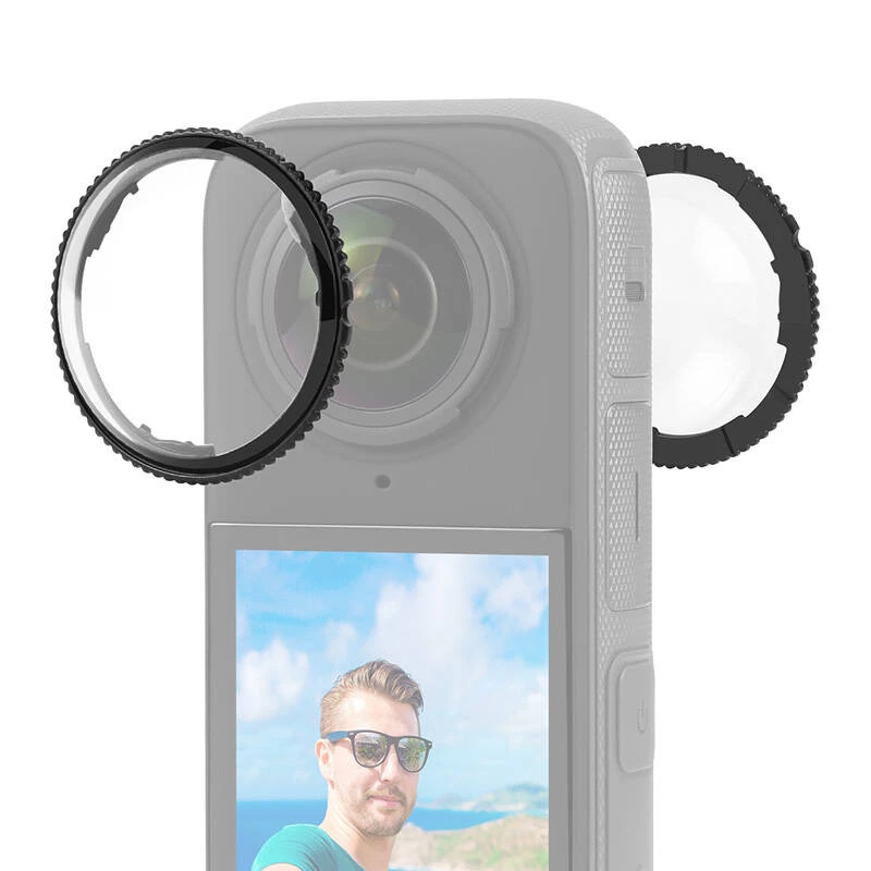 PULUZ ochranný kryt objektívu z optického skla pre Insta360 X4