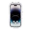 PULUZ plastové vodotesné puzdro pre iPhone 15 Plus/15 Pro Max/14 Plus/14 Pro Max/13 Pro Max/12 Pro Max/11 Pro Max (biela)