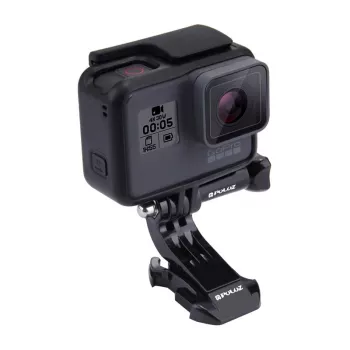 PULUZ PU20 J-Hook držiak pre akčné kamery (DJI, GoPro, Insta360) balenie 2 ks