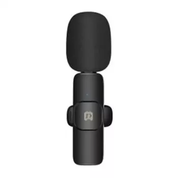 PULUZ PU3082B bezdrôtový lavalier mikrofón s USB-C prijímačom, 2,4 GHz, omnidirekčný, dosah 20 m, pre smartfóny a tablety