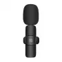PULUZ PU3082B bezdrôtový lavalier mikrofón s USB-C prijímačom, 2,4 GHz, omnidirekčný, dosah 20 m, pre smartfóny a tablety
