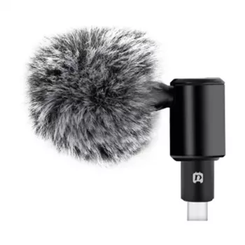 PULUZ PU425 USB-C lavalier mikrofón s 1,5 m káblom, omnidirekcionálny, Plug-and-Play
