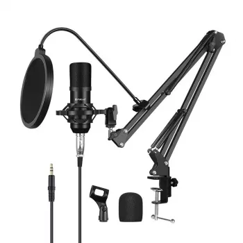 PULUZ PU612B štúdiový vysielací kondenzátorový mikrofón