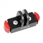 PULUZ PU712R Magnetický držiak pre GoPro HERO13 Black (čierny a červený)